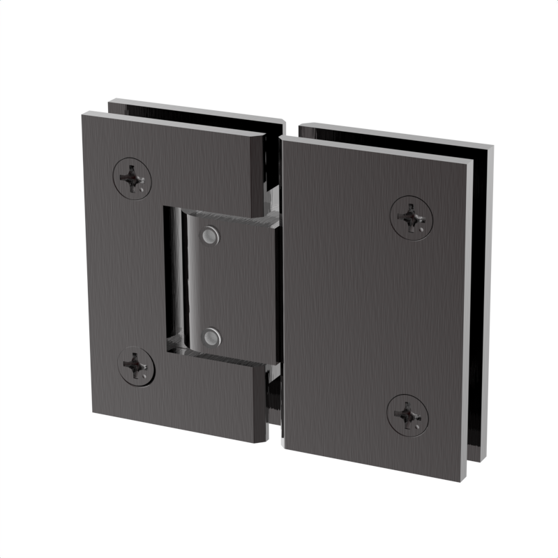 GGH Shower Hinge - Square Regular Duty - Glass Mount, Adjustable