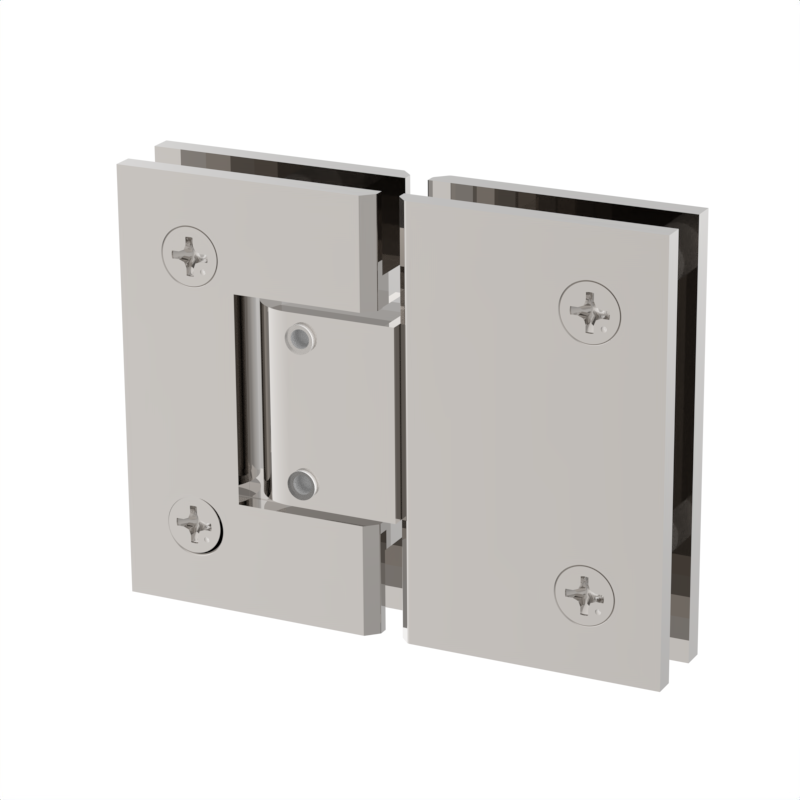 GGH Shower Hinge - Square Regular Duty - Glass Mount, Adjustable