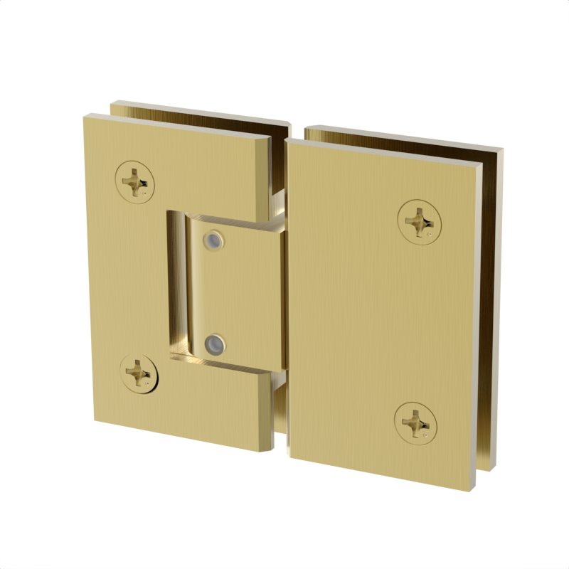 GGH Shower Hinge - Square Regular Duty - Glass Mount, Adjustable
