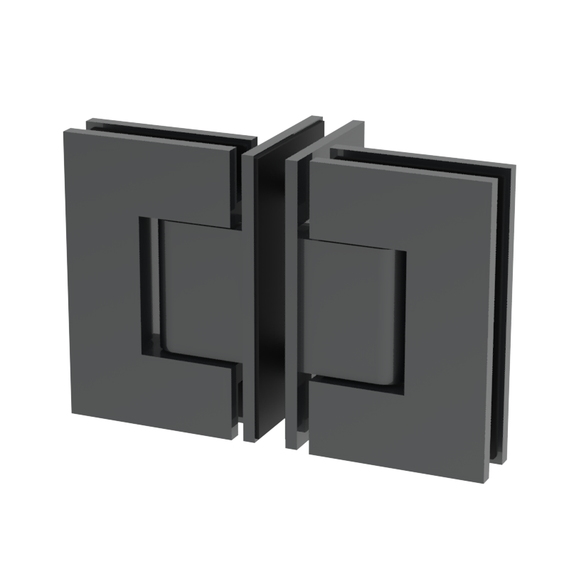 GGH Shower Hinge - Square Regular Duty - Glass to Glass 90°