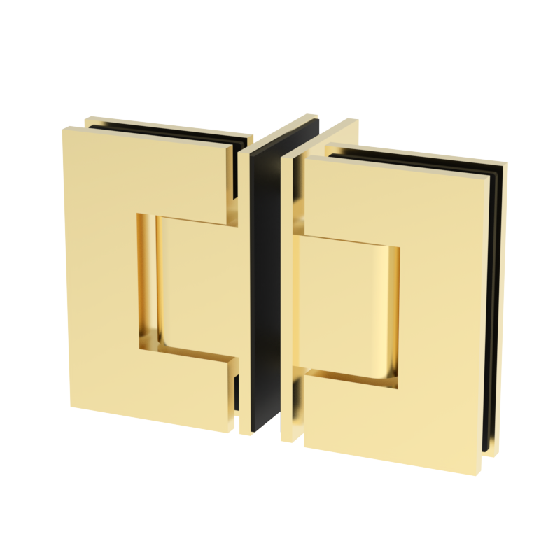GGH Shower Hinge - Square Regular Duty - Glass to Glass 90°