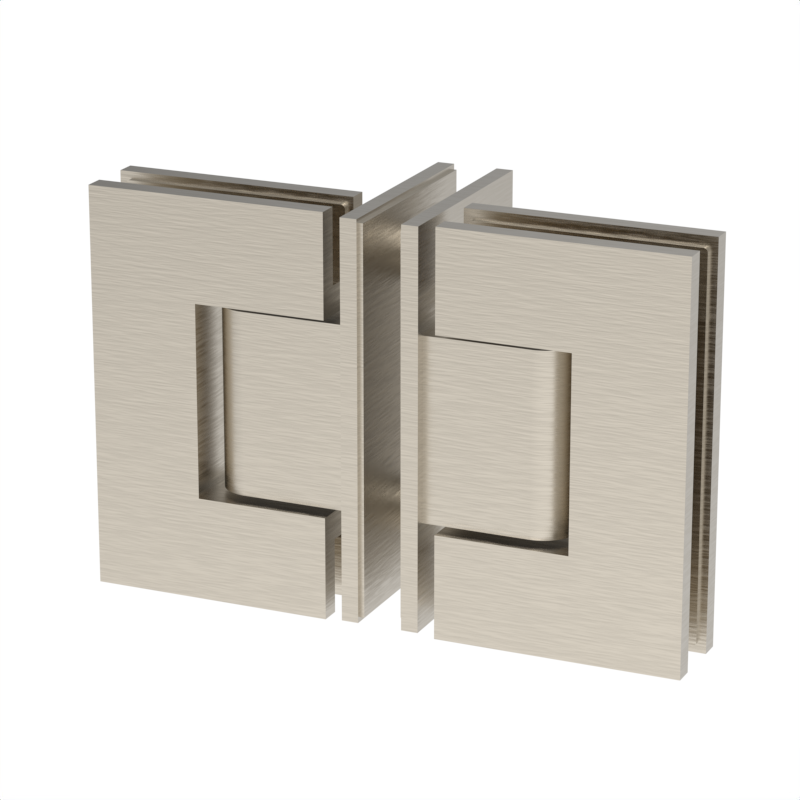 GGH Shower Hinge - Square Regular Duty - Glass to Glass 90°
