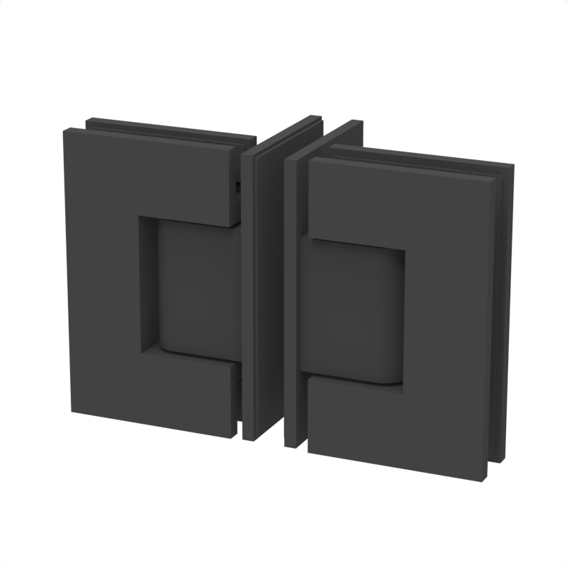 GGH Shower Hinge - Square Regular Duty - Glass to Glass 90°