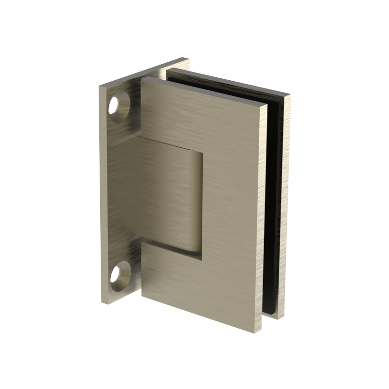 GGH Shower Hinge - Square Regular Duty - Wall Mount, Full Plate