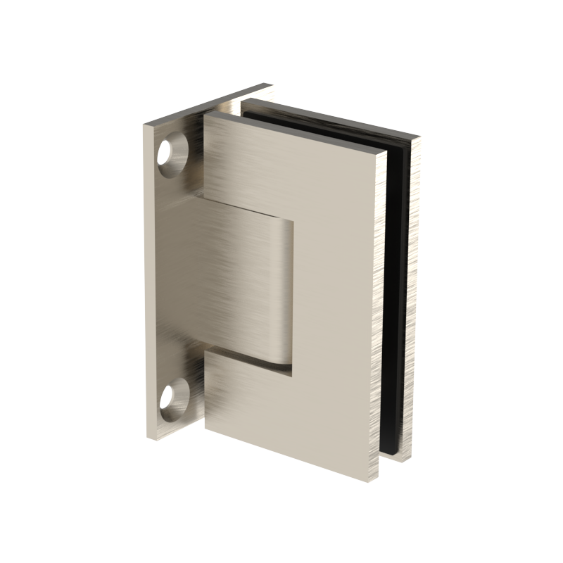 GGH Shower Hinge - Square Regular Duty - Wall Mount, Full Plate