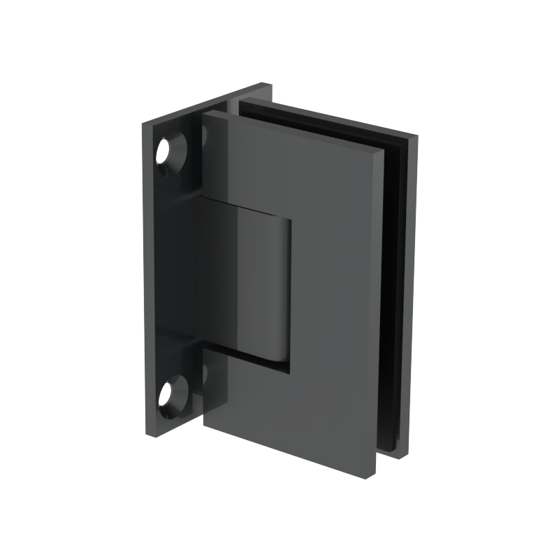 GGH Shower Hinge - Square Regular Duty - Wall Mount, Full Plate