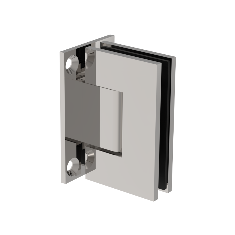 GGH Shower Hinge - Square Regular Duty - Wall Mount, Full Plate