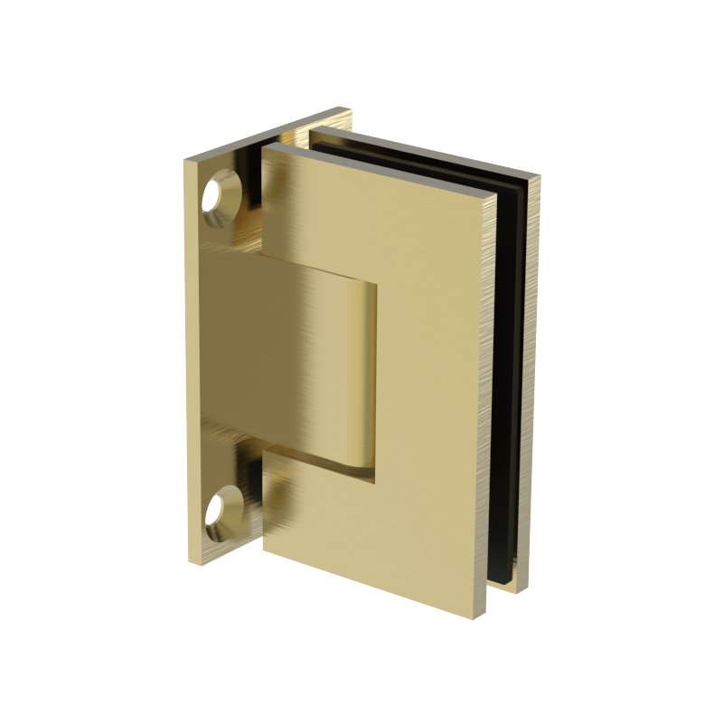 GGH Shower Hinge - Square Regular Duty - Wall Mount, Full Plate