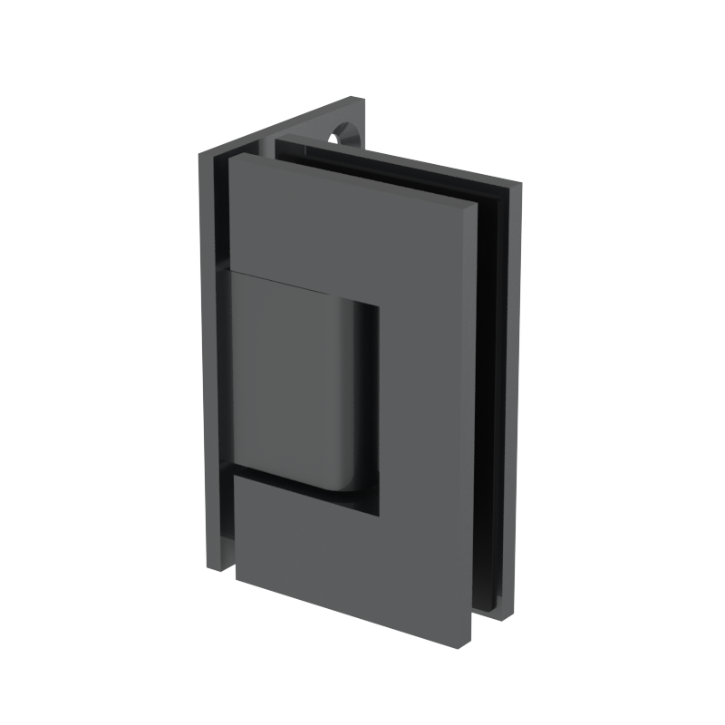 GGH Shower Hinge - Square Regular Duty - Wall Mount, Offset Plate