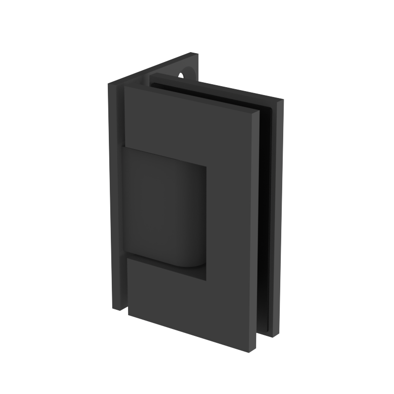 GGH Shower Hinge - Square Regular Duty - Wall Mount, Offset Plate