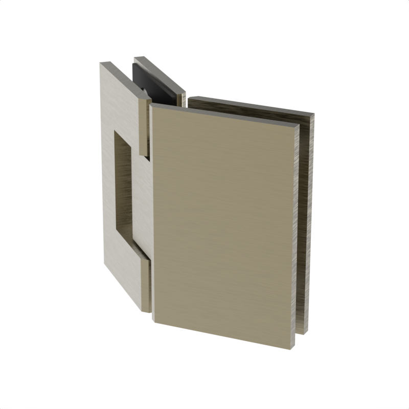 GGH Shower Hinge - Square Regular Duty - Glass Mount, Neo Angle 135°