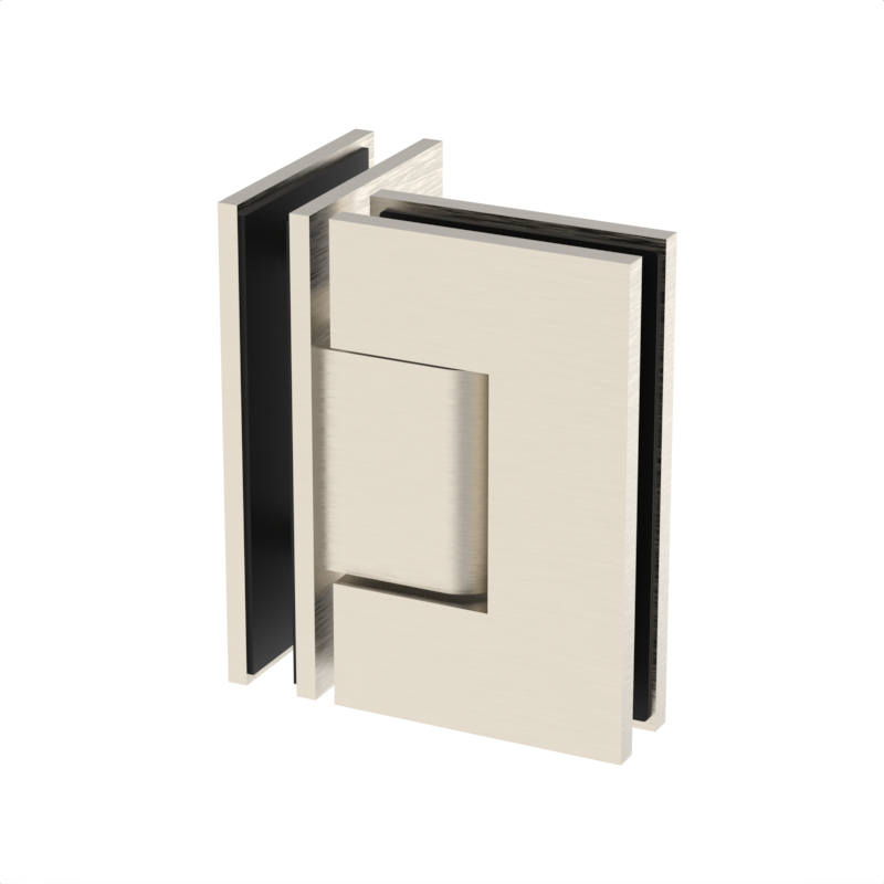 GGH Shower Hinge - Square Regular Duty - Glass to Glass 90°