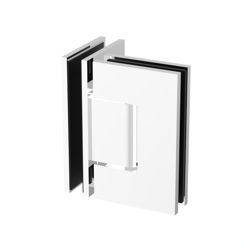 GGH Shower Hinge - Square Regular Duty - Glass to Glass 90°