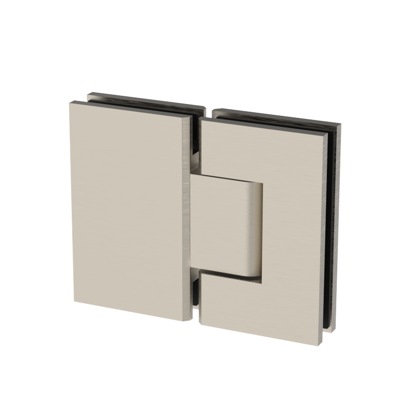 [JEN180] JENNIFER Series GGH Shower Hinge - Square Regular Duty - Glass Mount 180°