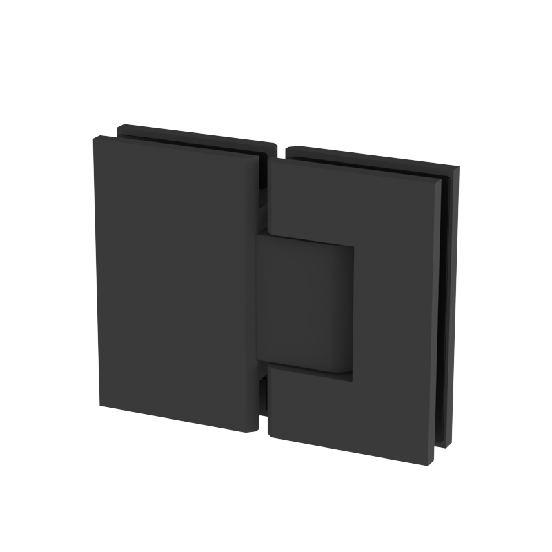 [JEN180] JENNIFER Series GGH Shower Hinge - Square Regular Duty - Glass Mount 180°