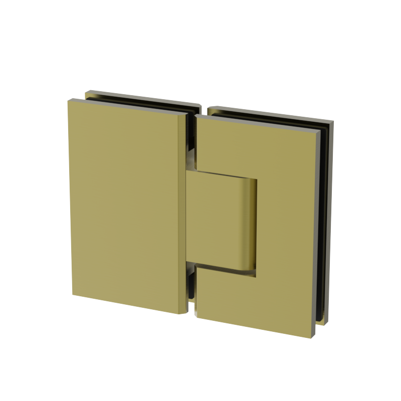 [JEN180] JENNIFER Series GGH Shower Hinge - Square Regular Duty - Glass Mount 180°