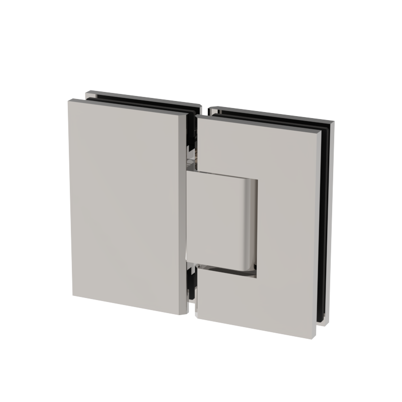 [JEN180] JENNIFER Series GGH Shower Hinge - Square Regular Duty - Glass Mount 180°