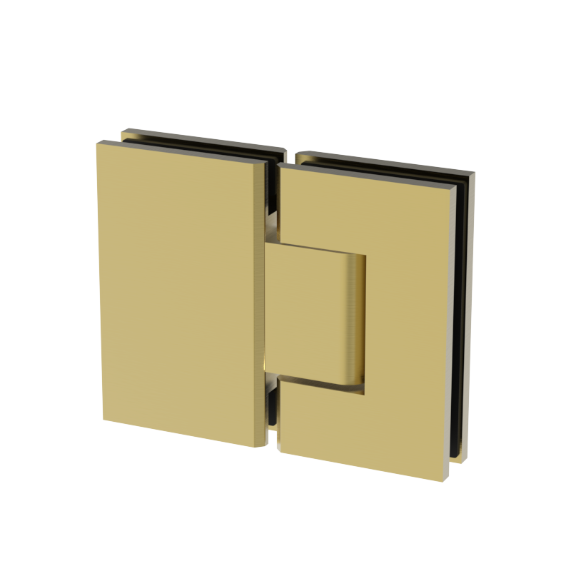 [JEN180] JENNIFER Series GGH Shower Hinge - Square Regular Duty - Glass Mount 180°