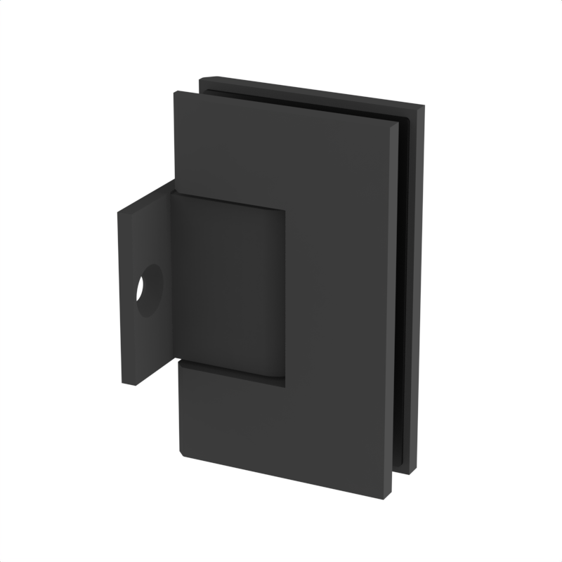 GGH Shower Hinge - Square Regular Duty - Wall Mount, Pony Plate