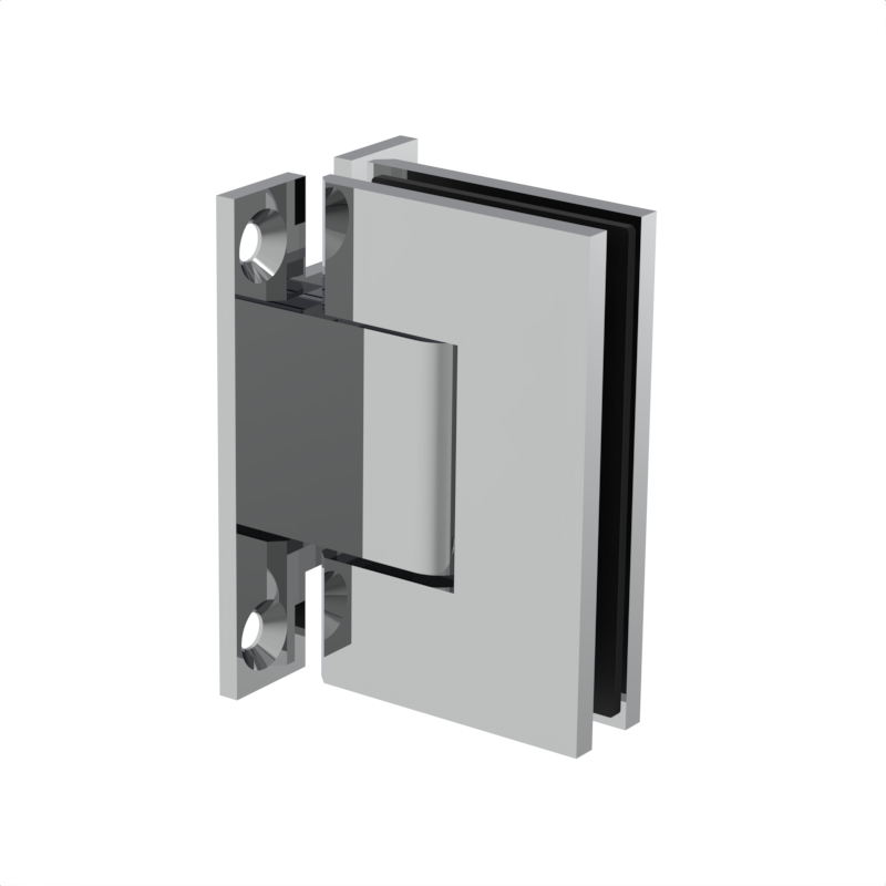 GGH Shower Hinge - Square Regular Duty - Wall Mount, H Plate