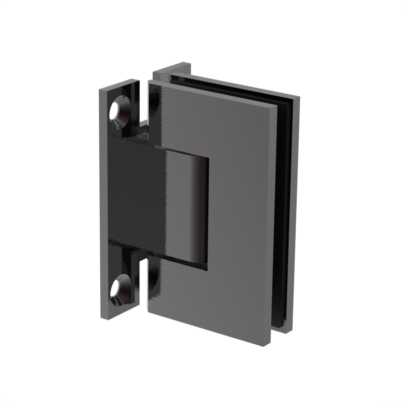 GGH Shower Hinge - Square Regular Duty - Wall Mount, H Plate