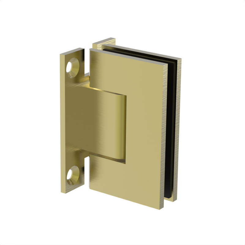GGH Shower Hinge - Square Regular Duty - Wall Mount, H Plate