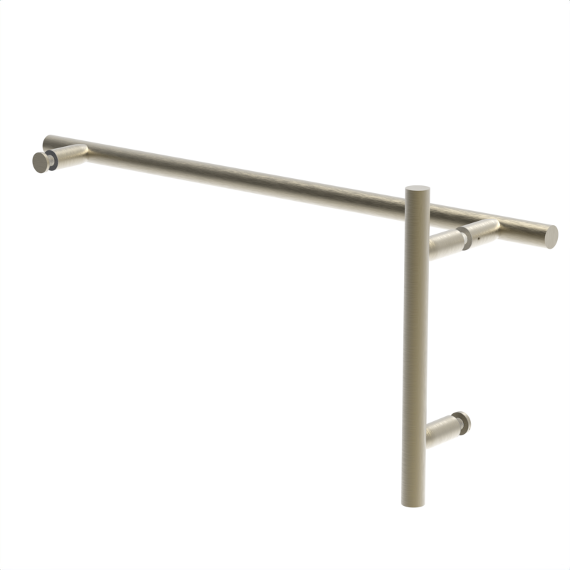 GGH Shower Handle/Towel Bar Combo - 6" X 18" - ladder Pull Style