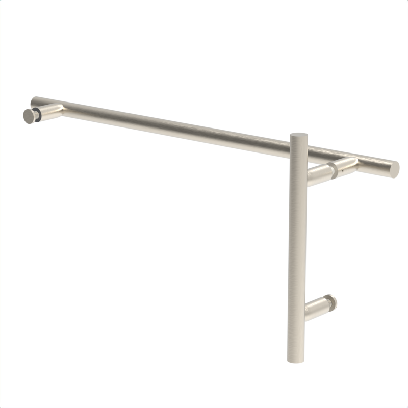 GGH Shower Handle/Towel Bar Combo - 6" X 18" - ladder Pull Style