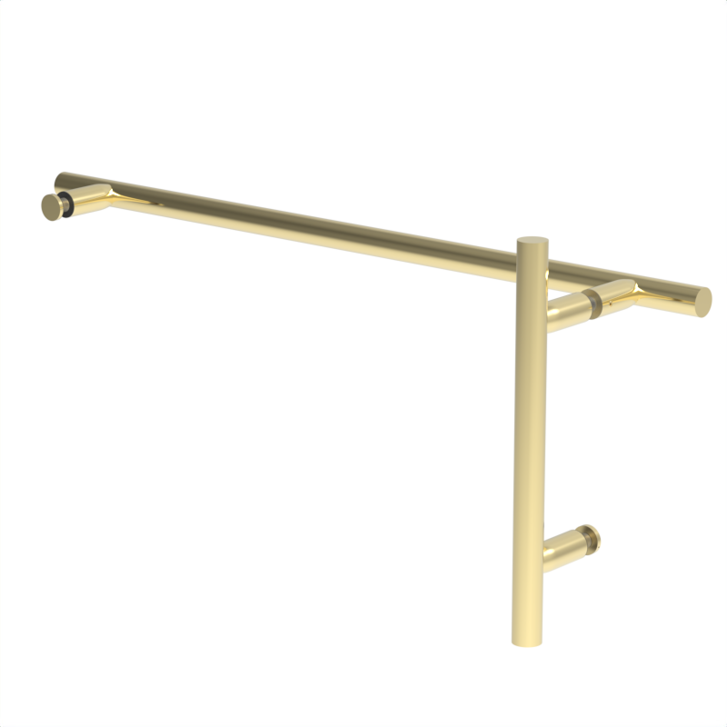 GGH Shower Handle/Towel Bar Combo - 6" X 18" - ladder Pull Style