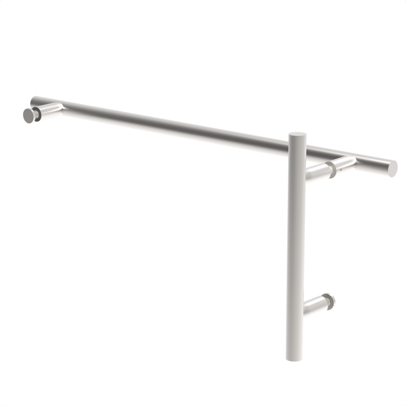 GGH Shower Handle/Towel Bar Combo - 6" X 18" - ladder Pull Style