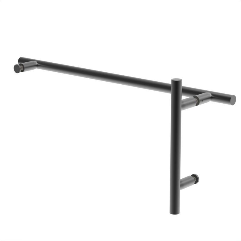 GGH Shower Handle/Towel Bar Combo - 6" X 18" - ladder Pull Style