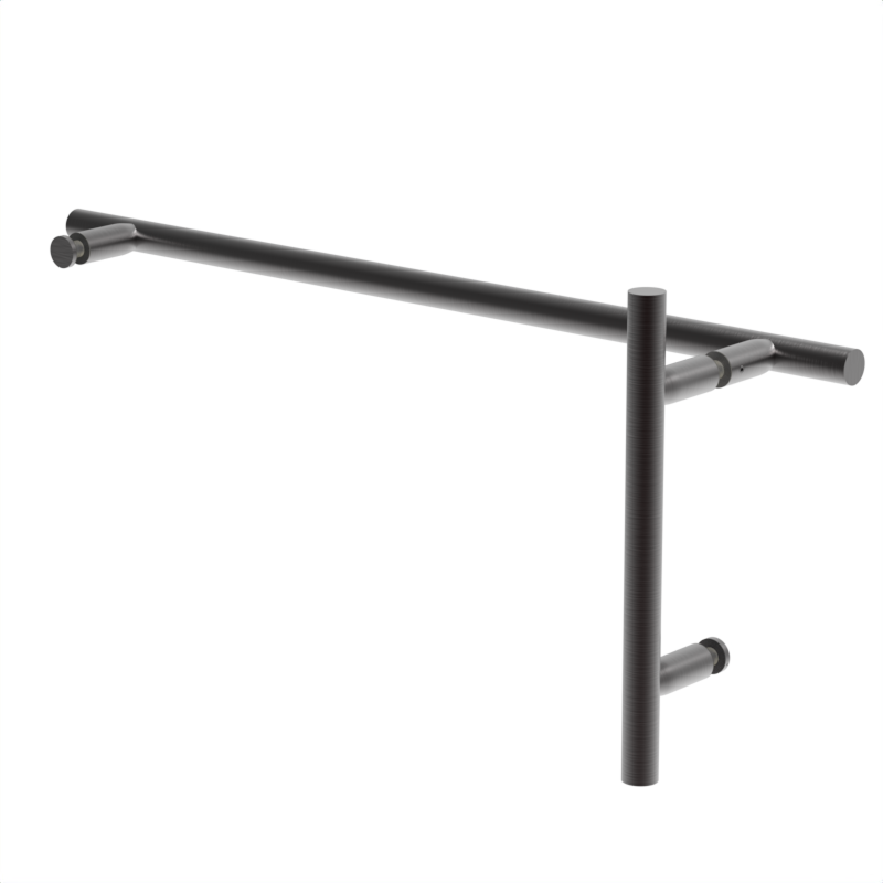GGH Shower Handle/Towel Bar Combo - 6" X 18" - ladder Pull Style