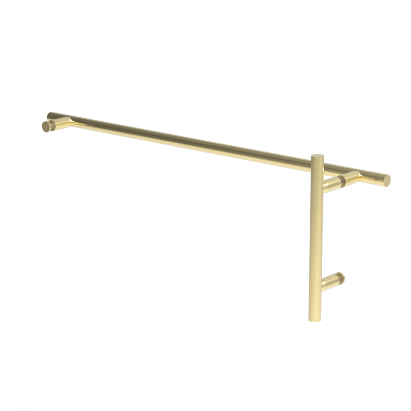 GGH Shower Handle/Towel Bar Combo - 6" X 24" - Ladder Pull Style