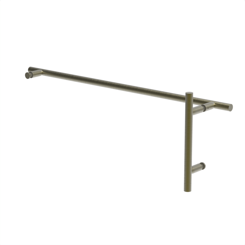 GGH Shower Handle/Towel Bar Combo - 6" X 24" - Ladder Pull Style
