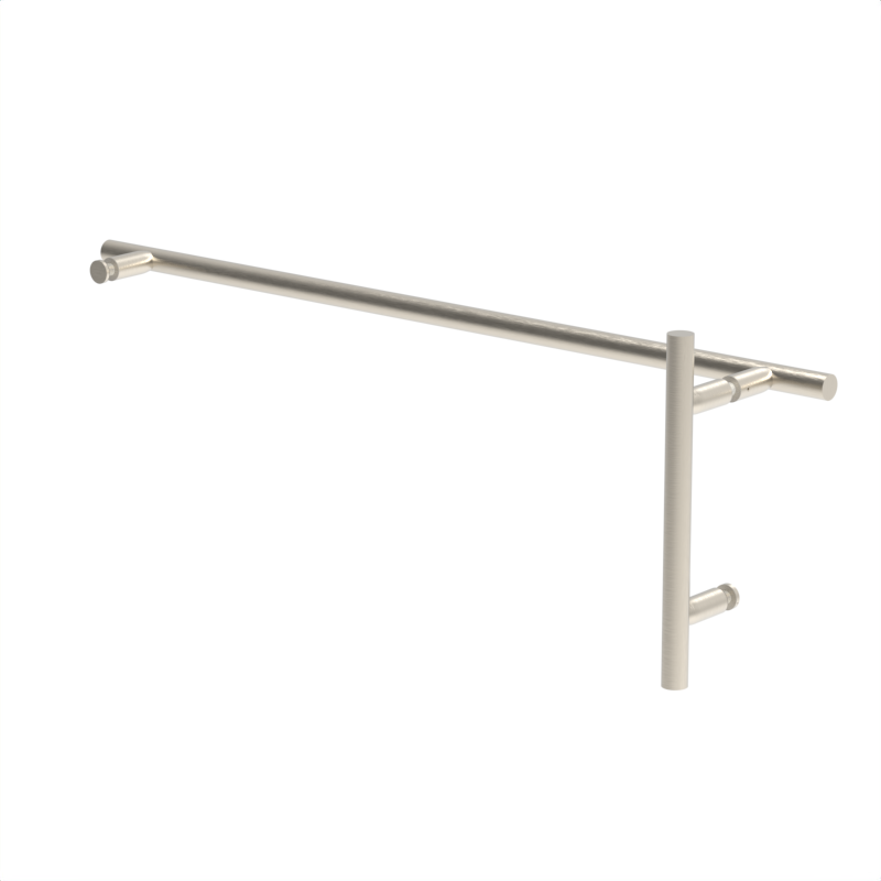 GGH Shower Handle/Towel Bar Combo - 6" X 24" - Ladder Pull Style