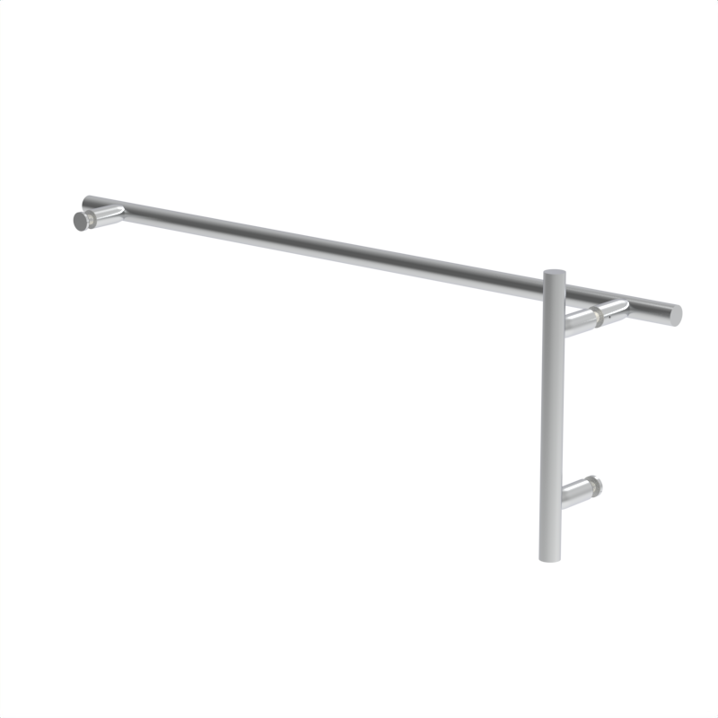 GGH Shower Handle/Towel Bar Combo - 6" X 24" - Ladder Pull Style