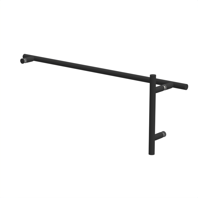 GGH Shower Handle/Towel Bar Combo - 6" X 24" - Ladder Pull Style