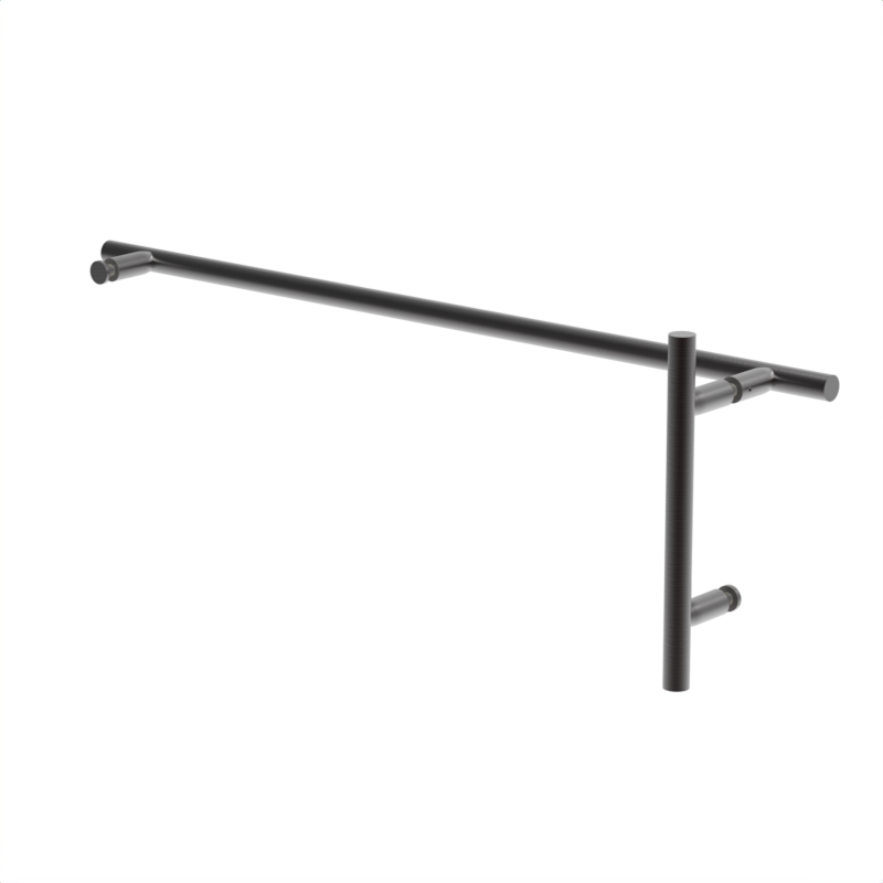 GGH Shower Handle/Towel Bar Combo - 6" X 24" - Ladder Pull Style