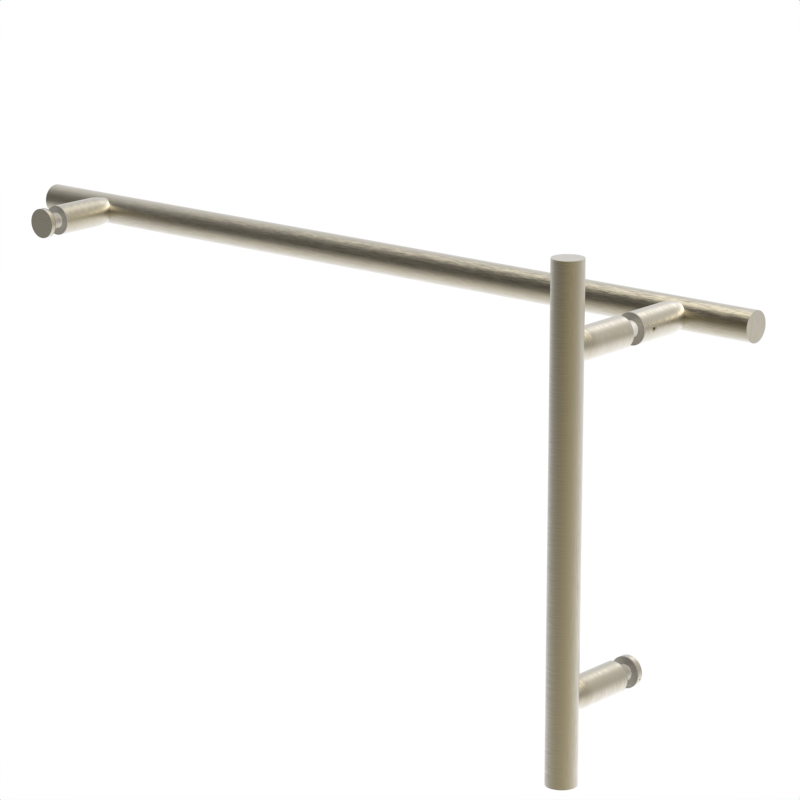 GGH Shower Handle/Towel Bar Combo - 8" x 18" - Ladder Pull Style