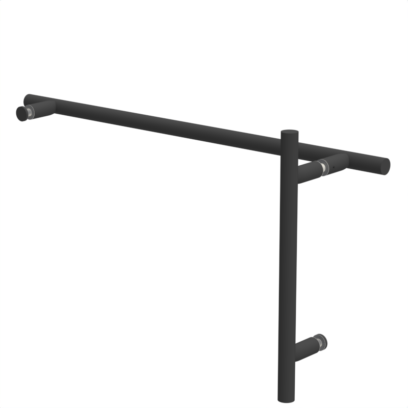 GGH Shower Handle/Towel Bar Combo - 8" x 18" - Ladder Pull Style