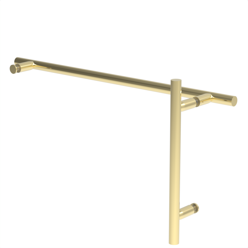 GGH Shower Handle/Towel Bar Combo - 8" x 18" - Ladder Pull Style