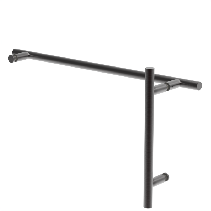 GGH Shower Handle/Towel Bar Combo - 8" x 18" - Ladder Pull Style