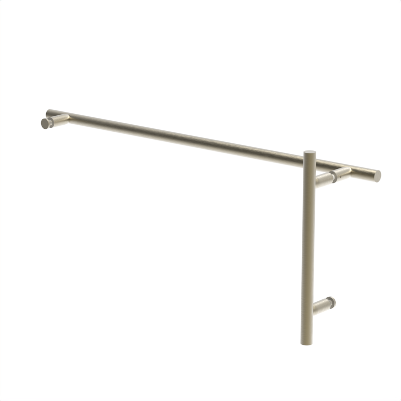 GGH Shower Handle/Towel Bar Combo - 8" x 24" - Ladder Pull Style