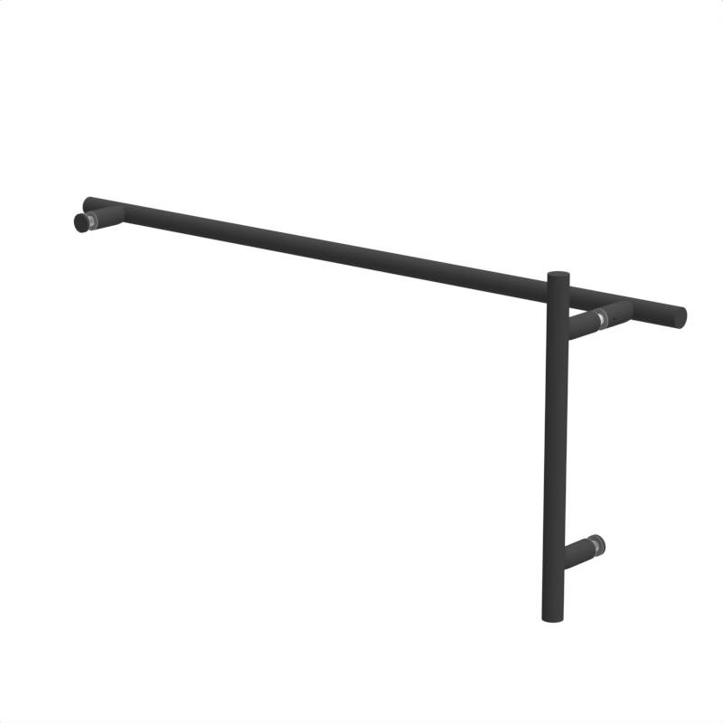 GGH Shower Handle/Towel Bar Combo - 8" x 24" - Ladder Pull Style