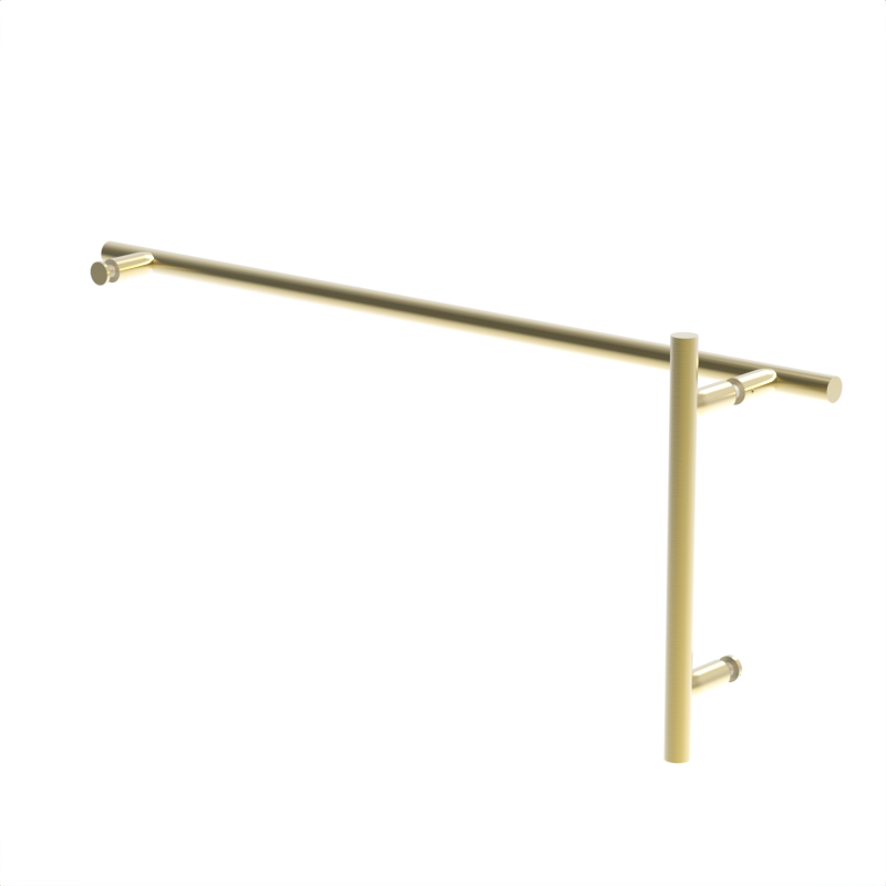 GGH Shower Handle/Towel Bar Combo - 8" x 24" - Ladder Pull Style