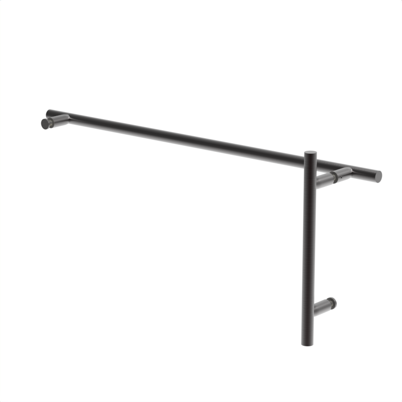 GGH Shower Handle/Towel Bar Combo - 8" x 24" - Ladder Pull Style