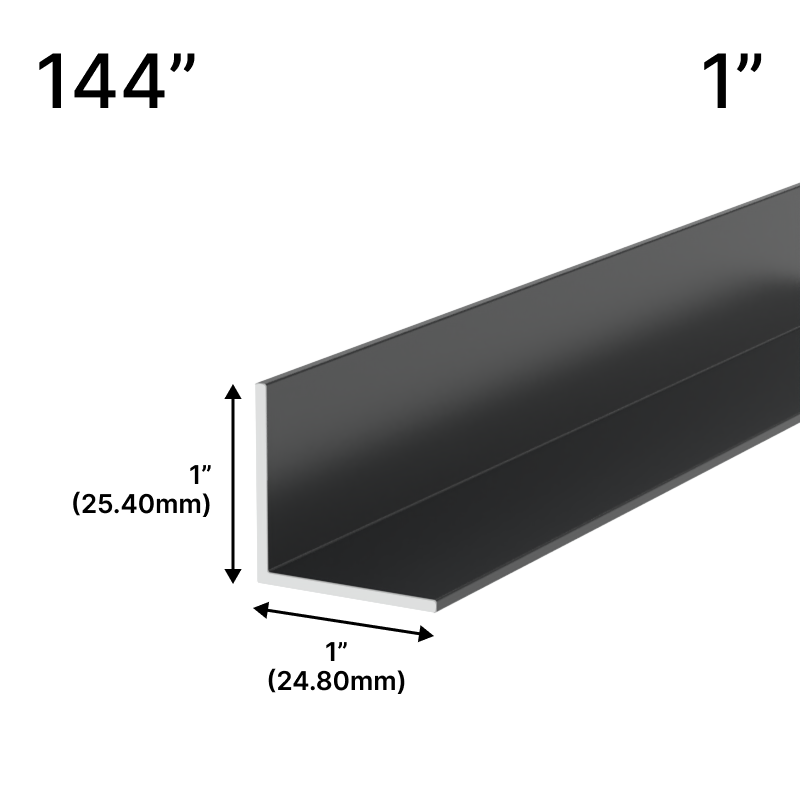 GGH Mirror L-Channel - 1" Profile - 144" Length