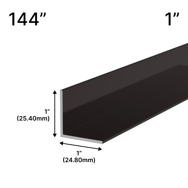 GGH Mirror L-Channel - 1" Profile - 144" Length