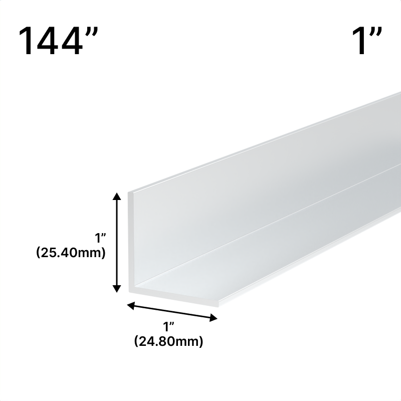 GGH Mirror L-Channel - 1" Profile - 144" Length