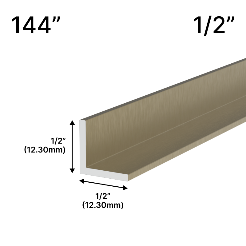 GGH Mirror L-Channel - 1/2" Profile - 144" Length